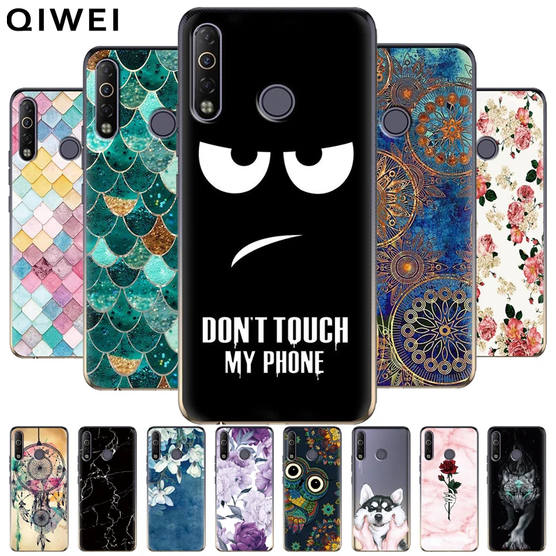 Для Tecno Camon 12 Air Чехол 6 55 ''милый мультяшный Мягкий силиконовый чехол из ТПУ для