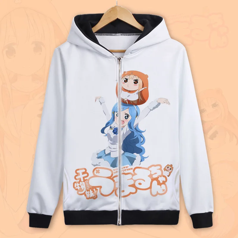 Style14 Himouto! Umaru-chan мультипликационный персонаж дома Умару с милым принтом с капюшоном, косплей костюм для мужчин и женщин, весенне-осенняя Повседневная Толстовка, уличная одежда - Цвет: Style14
