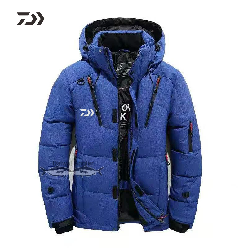 Outdoo Daiwa Толстовка рыболовный пуховик пальто одежда с несколькими карманами плотная теплая зимняя мужская одежда для рыбалки рубашка