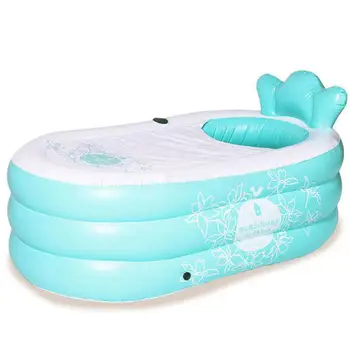 

Inflatable Folding Portable Home Bathtub Bathtub For Adults To Thicken And Keep Warm The Whole Body Single Bathtub Bathtub