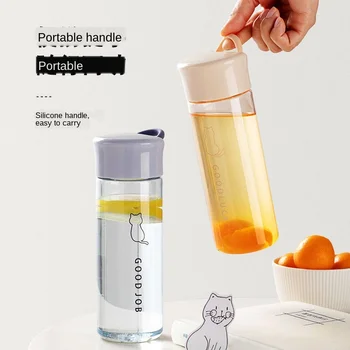 

Portable bottle Creative Plastic Cup portable easy Companion Cup Lovers Cup crystal water bottle bottle