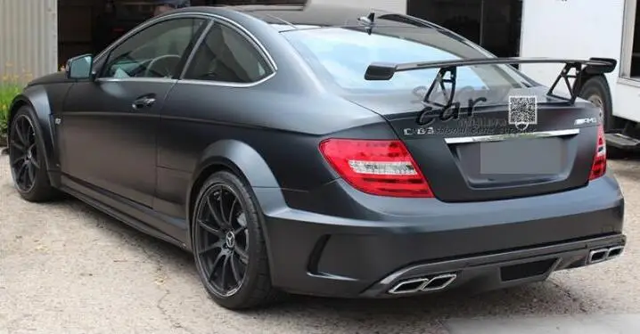 

Carbon Fiber Car Rear Trunk Lip Spoiler Wing Fits For BENZ W204 C Class C180 C200 C220 C250 C300 C350 C63 GT 2008-2014