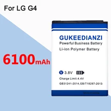 GUKEEDIANZI 6100 мА/ч, Батарея для LG G4 H815 H810 VS999 F500 F500S F500K F500L H81 H818 H819 BL 51YF телефон Батарея BL-51YF