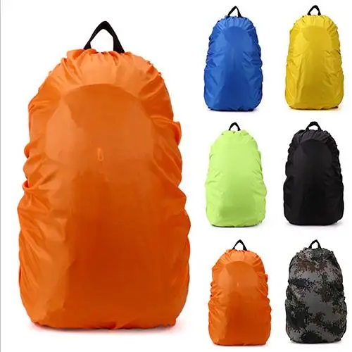 Rucksack Rain Dust Waterproof Bag Back Travel Pack Backpack Poncho Cover Black 