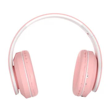 

Inpods Boom Portable Wireless Headphones Bluetooth Stereo Foldable Headset Pink For Audio Mp3 Adjustable Earphone Mic Music blue