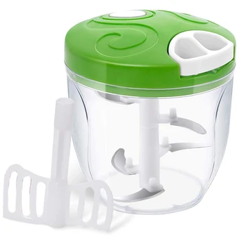 

Manual Food Chopper, Onion Chopper, Large Capacity Handheld String Food Processor/Mixer/Blender for Veggie, Garlic, Meat