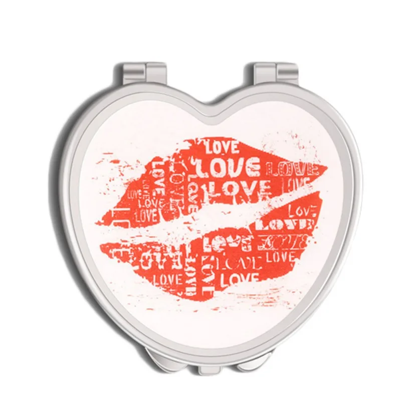 

Double-sided Folding Small Makeup Mirror Foldable HD Mirror Easy To Carry High-definition Mirror Cosmetic Mirror Tools