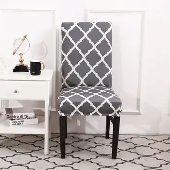 

35 Striped Printed Stretch Chair Cover Removable Elastic Slipcovers Restaurant Chair Covering For Weddings Banquet