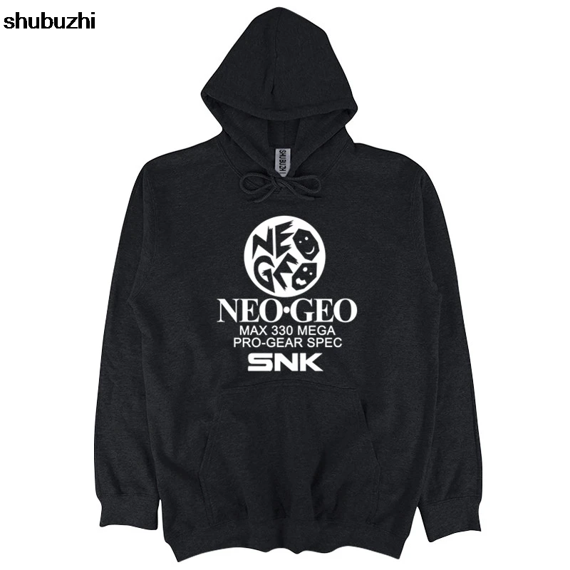 Мужская хлопковая толстовка с капюшоном логотипом Neo Geo Pro | одежда