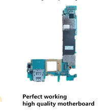 Для Samsung Galaxy S6 G925A материнская плата 32 Гб оригинальная разблокированная материнская плата с чипами логическая плата Android OS установлена