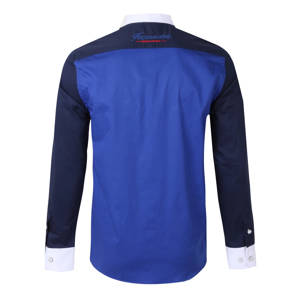 Faconnable бренд рубашки Chemise мужской Eden модная мужская одежда с длинными рукавами хлопковая рубашка Повседневная парка мужская рубашка 233