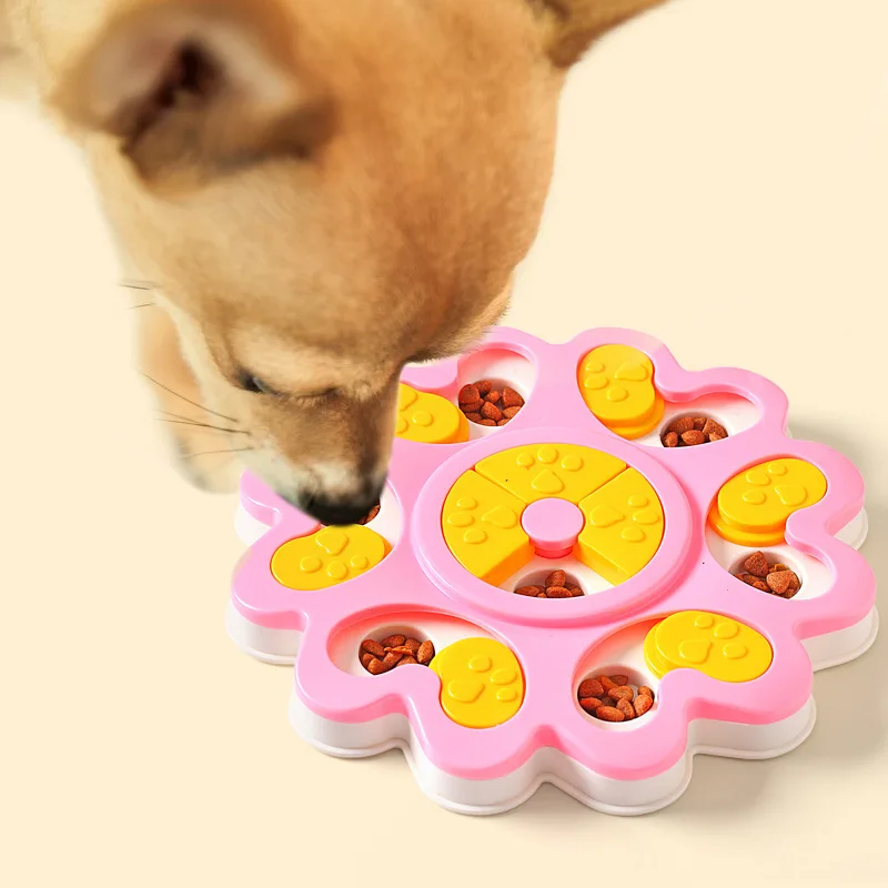Dog Interactive Feeding Toy Pet Dog Slow Eating Feeding Training Games