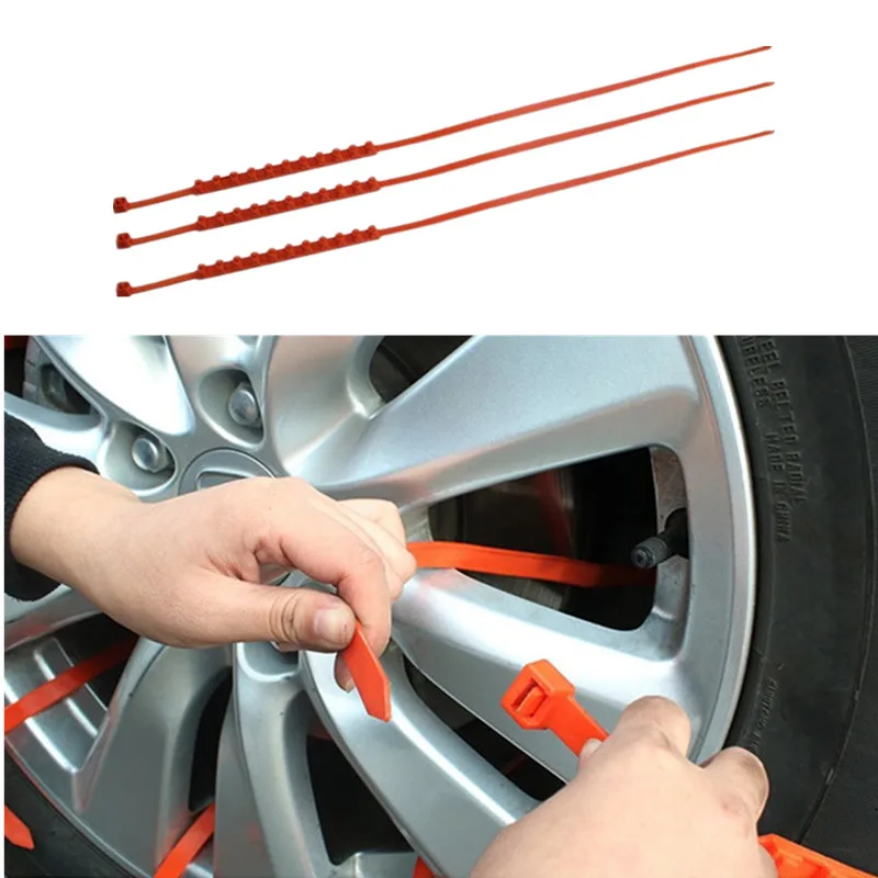 

5/20PCS/SET Universal Anti-Slip Design Car SUV Plastic Winter Tyres Wheels Snow Chains Durable Car-Styling Snow Chains