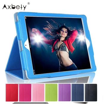 

Axbety For iPad 2 3 4 Leather Case For ipad 4 Case Soft Matte Litchi Skin Leather Cover Auto Sleep Wake Up Magnetic Flip Protect