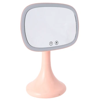 

LED Mirror Bluetooth Audio Table Lamp Makeup Mirror Luminous Makeup Mirror Smart Bluetooth Speaker Fill Light
