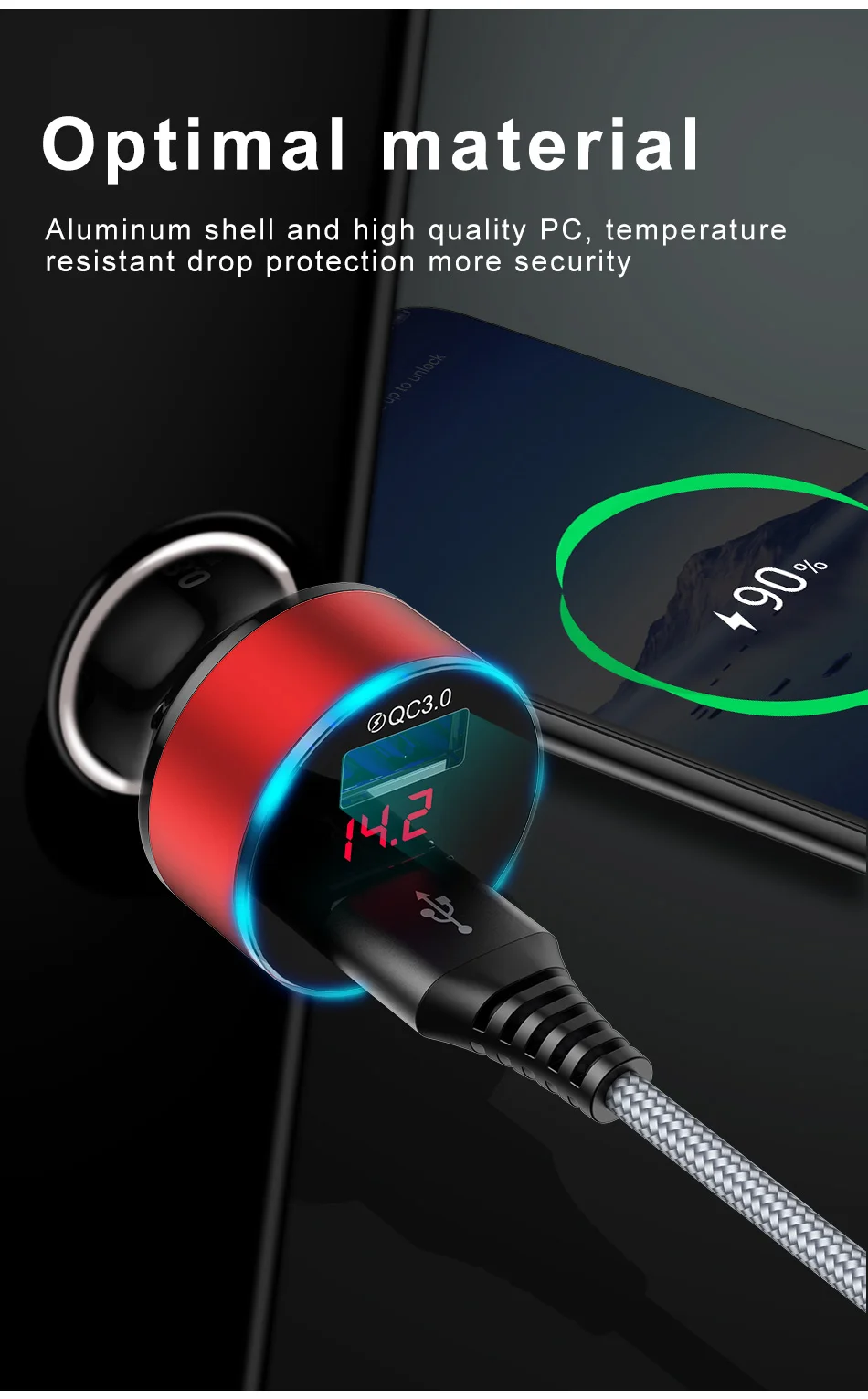 USLION 3A Mini Dual USB Автомобильное зарядное устройство для iPhone 11 XS MAX USB быстрая зарядка для мобильного телефона адаптер для samsung Xiaomi