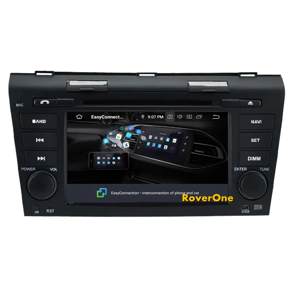 Cheap RoverOne Car Media DVD Player For Mazda 3 2003 - 2009 Android 9.0 Octa Core Autoradio GPS Navigation Radio Stereo PhoneLink 11