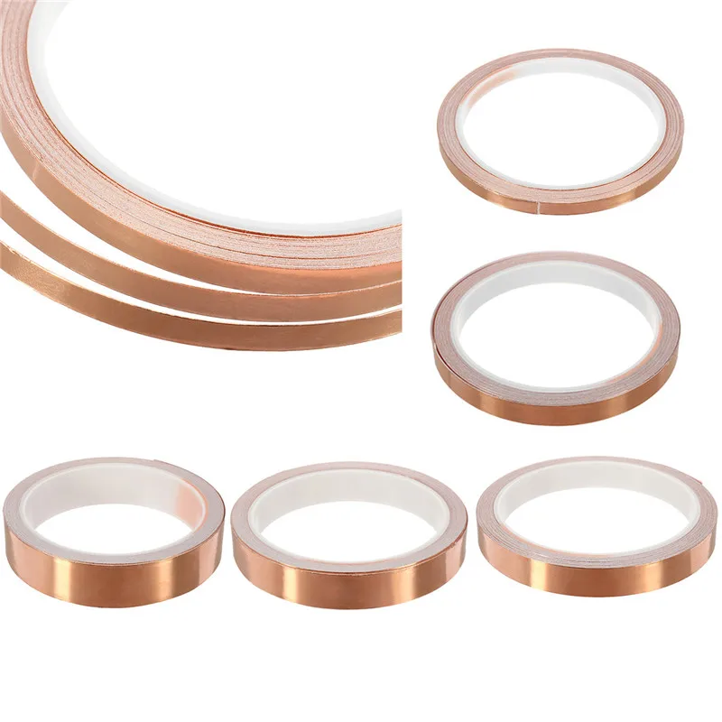 10 м 6 мм/10 мм/12 мм/15 мм/20 мм односторонний клейкий проводящий ...