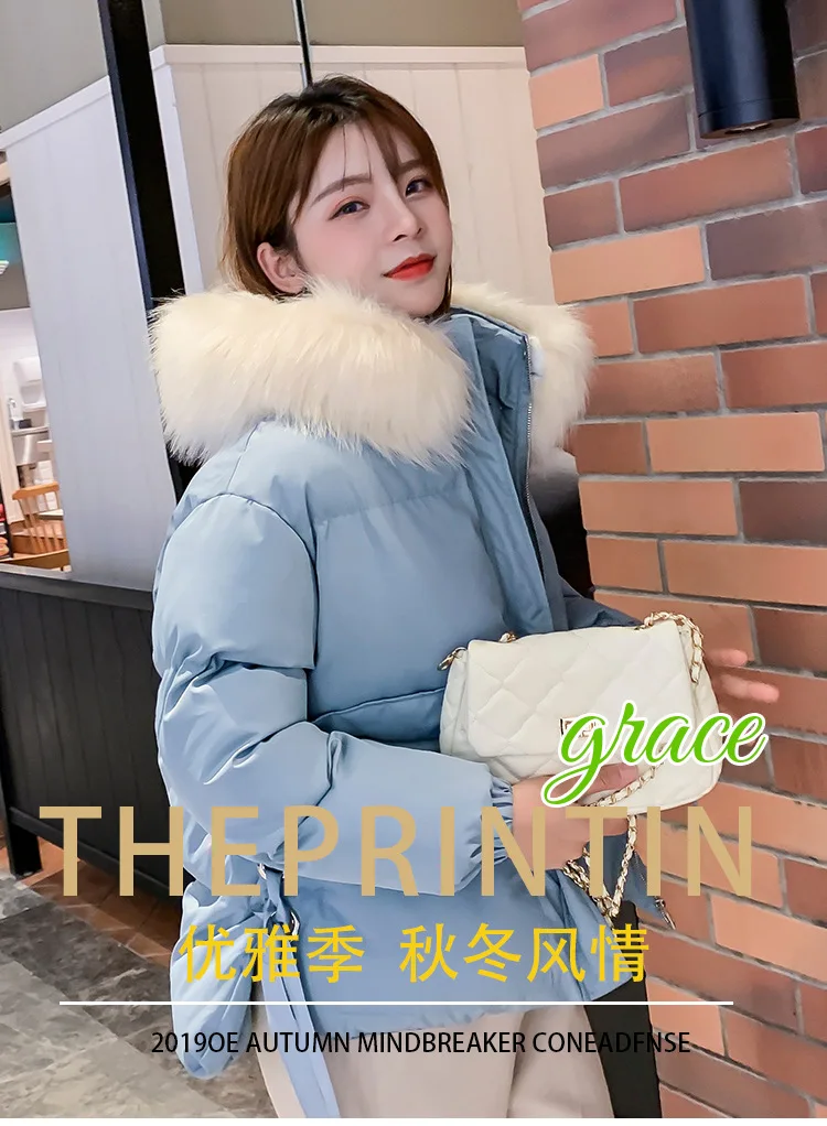 Short-height Cotton-padded Clothes Women's Short Winter New Style Korean-style down Coat Cotton Coat Fashion INS Super Fire