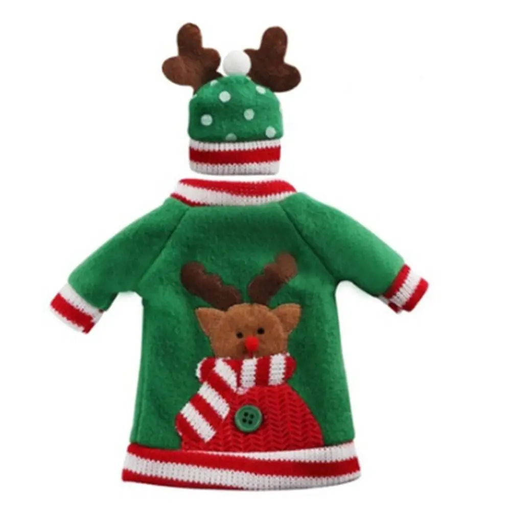 Good Design Christmas Party Decoration Red Wine Bottle Cover New Year's Products New Year Decor