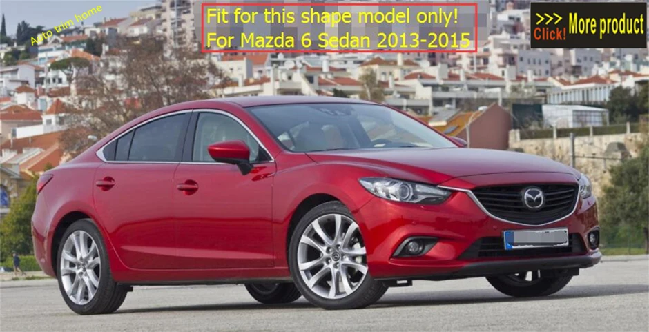 Lapetus аксессуары для Mazda 6 Sedan 2013- Пластиковая передняя и тыльная грязь Щитки крылья защитный комплект 4 шт