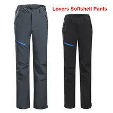 Лыжные зимние походные брюки для влюбленных водонепроницаемые флисовые зимние уличные брюки спортивные походные велосипедные лыжные флисовые брюки