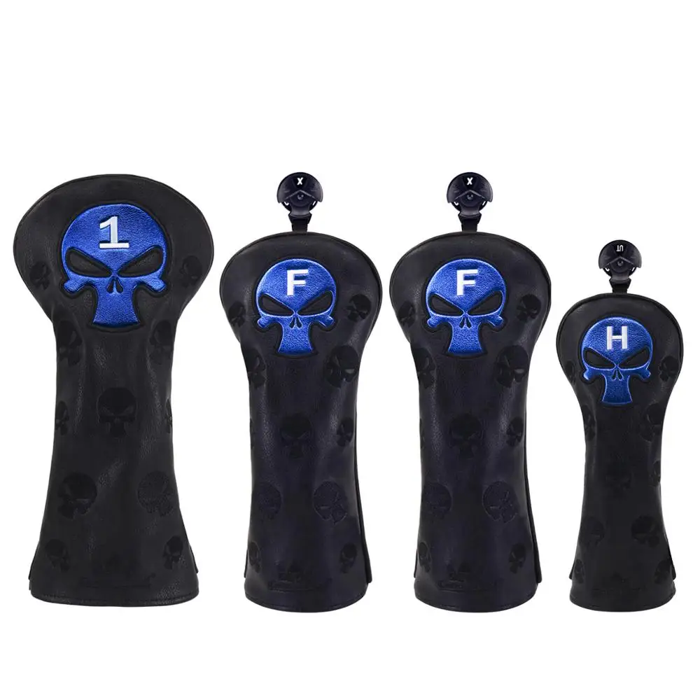 Craftsman Golf Wood Headcover Driver Fairway Hybrid UT утилита спасательный набор Blade Mallet Mid-mallet Putter Cover Skull