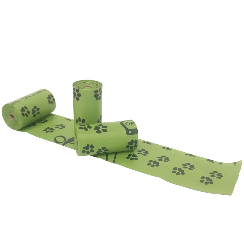 Ароматизированные Экологичные мешочки для собак лаванды 135 мешков с диспенсером