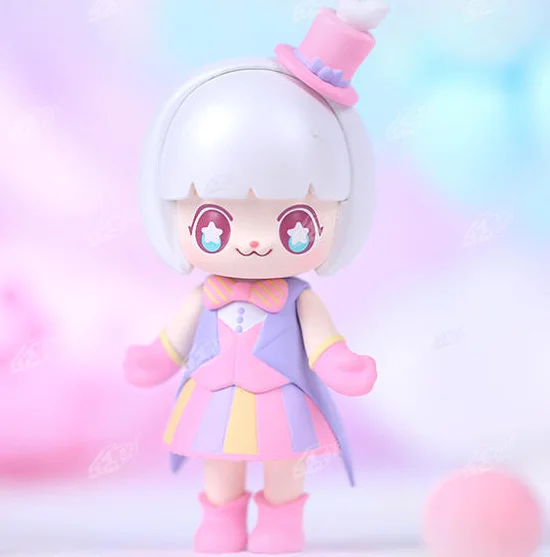 Details about   52TOYS x KIMMY&MIKI Rainbow Circus Kitty Girl Miki Mini Figure Designer Art Toy 