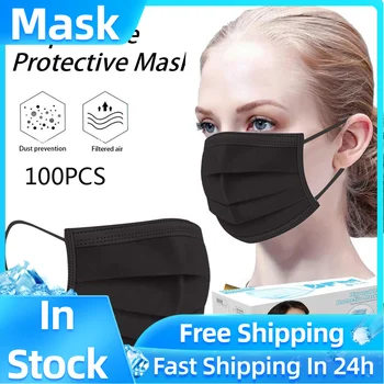 

Mondkapjes Wasbaar Mask Mascarillas Air Purifying Face Mask Cover 3 Layer Mouth Filter Masks 100 Pcs Masque Dropshipping!