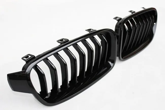 宝马3系F30 F35中网  一横款  亮光黑 (4)