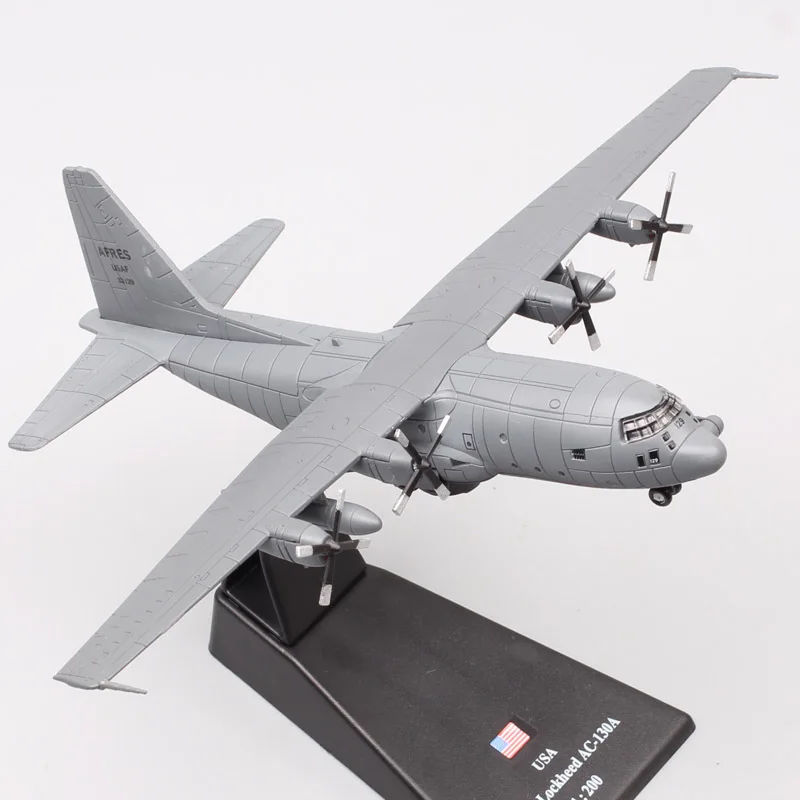 1/200 масштаб Амер США 1995 Lockheed AC-130A Hercules gunship Spectre самолет литья под давлением игрушка, модель автомобиля для взрослых коллектор