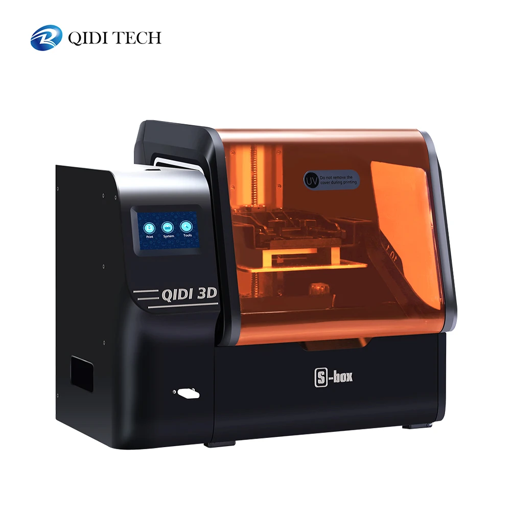 

QIDI TECH S-Box Resin 3D Printer UV LCD Printer, 10.1 inch 2K LCD, 4.3 inch Touch Screen, 215x130x200mm/8.46"x5.11"x7.87"