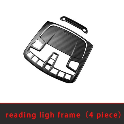 Для Lincoln MKX- карбоновое волокно для чтения световая рамка для литья - Color: reading light frame