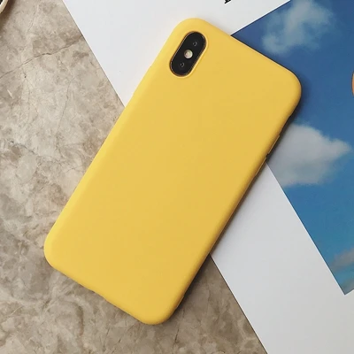 SD-6 Силиконовый чехол для iPhone 11 Pro Max, чехол из мягкого ТПУ, матовый цветной чехол для телефона s, чехол для iPhone 6 7 8 Plus 6S XS Max XR X Etui - Цвет: SD-6