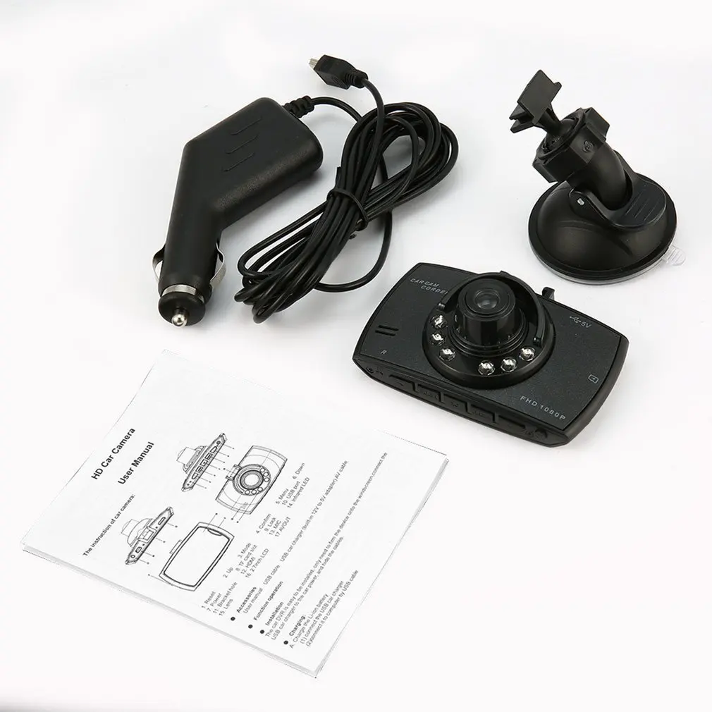 

G30 2.5" HD 1080P In Car DVR Vehicle Camera Dash Cam Recorder G-Sensor Digital Video Recorder With Night Vision Function