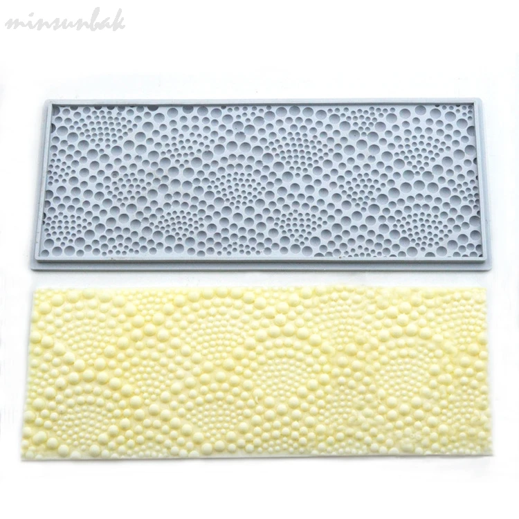 Minsunbak новая форма жемчуга помадка край торта декоративный силикон форма шоколадная мастика Инструменты для выпечки Форма для торта