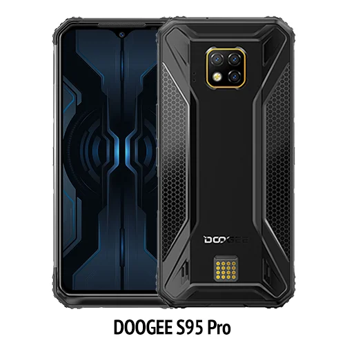 S95 Pro DOOGEE S95 Pro модульный IP68/IP69K прочный мобильный телефон 6,3 дюймов дисплей 5150 мАч Helio P90 Восьмиядерный 8 Гб 128 ГБ 48мп камера Android 9 - Цвет: S95 Pro