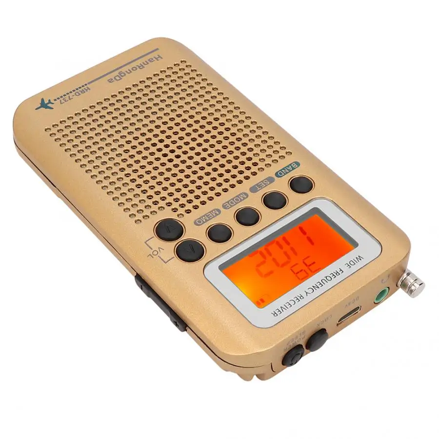 Портативный многофункциональный радиоприемник для воздуха/FM/AM/SW/VHF/CB Band SQ шумоподавление цифровой радиоприемник