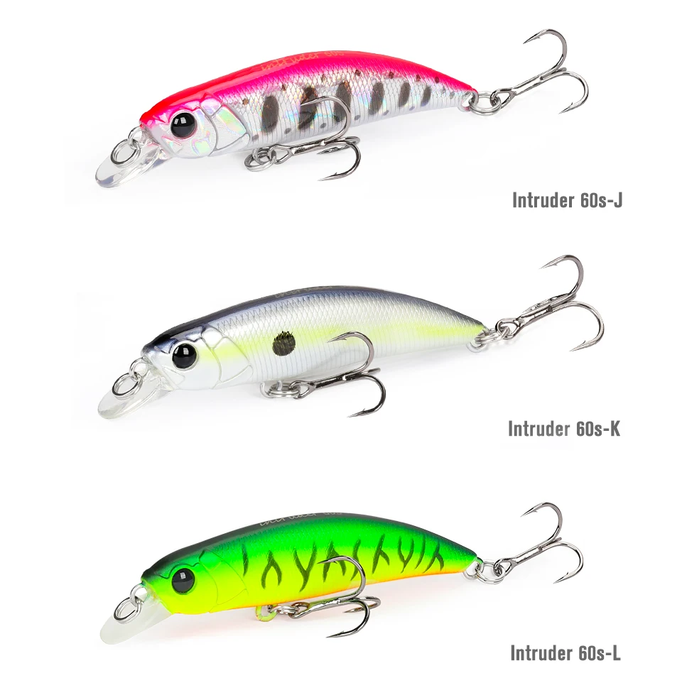 TSURINOYA 4 TEILE/LOS Sinking Minnow Angeln Locken Neue Modell 60mm 6,5g Künstliche Harten Köder Forelle Hecht Bass Jerkbait wobblerTackle – Detail 19