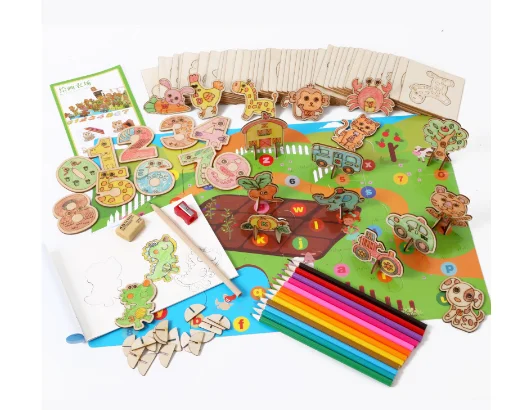 Детские игрушки, игрушки для рисования, серия ферм, доска для раскрашивания, Детские Креативные Игрушки для раннего обучения, Обучающие наборы для детей