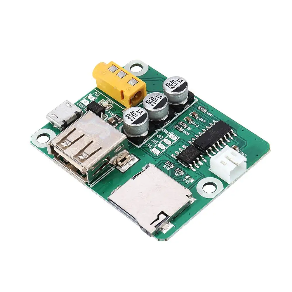 CLAITE USB 5 в стерео AUX MP3 аудио декодер модуль музыкальный плеер U диск плеер доска для DIY