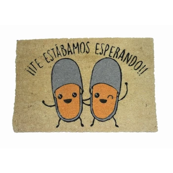 

Koko Doormats Doormat Home Entrance Original Coconut fiber with Baseman PVC non-slip, 40x60 cm. You been waiting