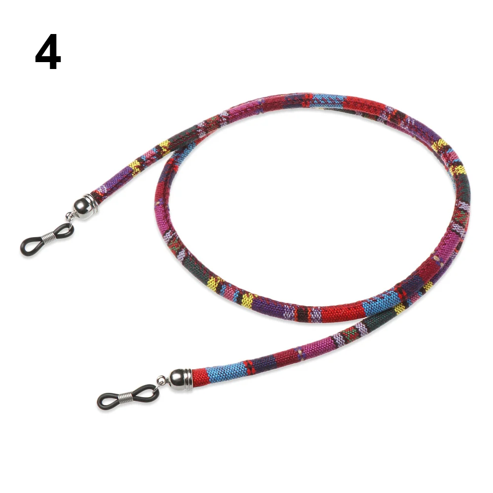 Vibrant Acrylic Beaded Eyewear Chain with Vintage Neck Strap