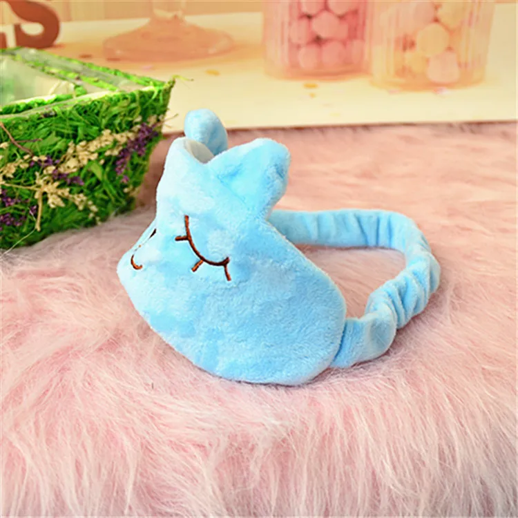 Soft Cartoon Embroidered Pattern Pillow U-shaped Neck Pillow Neck Protection Pillow Travel Plush Toys Give Sleeping Eye mask