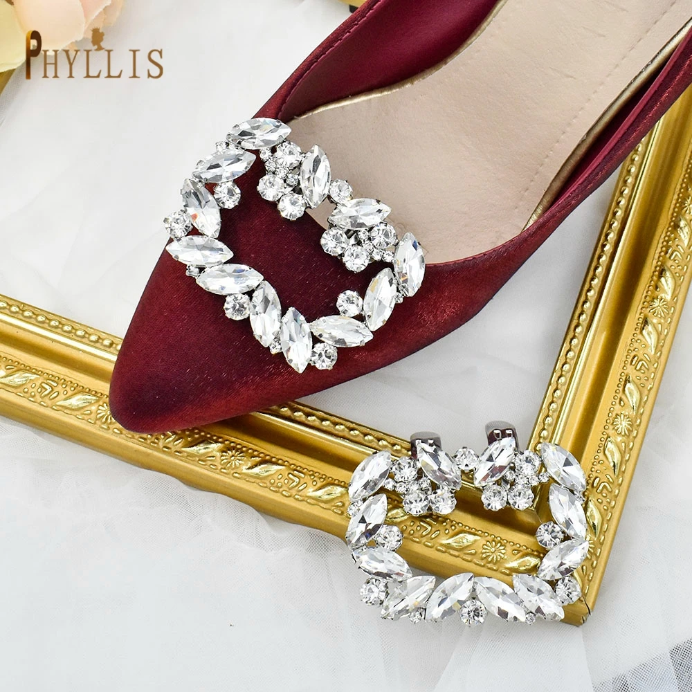 G16 Fashion DIY Shoe Accessories High Heel Decoration Bead Shoe Clips 2pcs  Shoe Clip Decoration Jewelry Charms 1 Pair