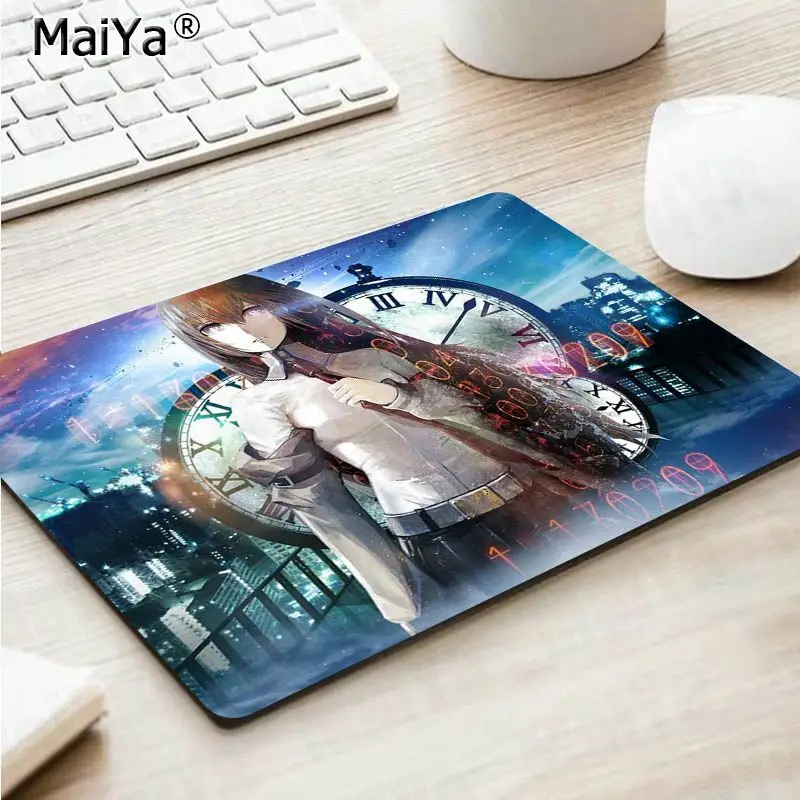 Maiya My Favorite Anime Steins Gate, игровой коврик для мыши из натурального каучука, Настольный коврик,, большой коврик для мыши, клавиатуры, коврик