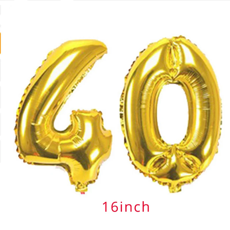 30th 40th 50th латексный воздушный шар "Конфетти" С Днем Рождения украшения для взрослых 30 40 50 60 лет с днем рождения