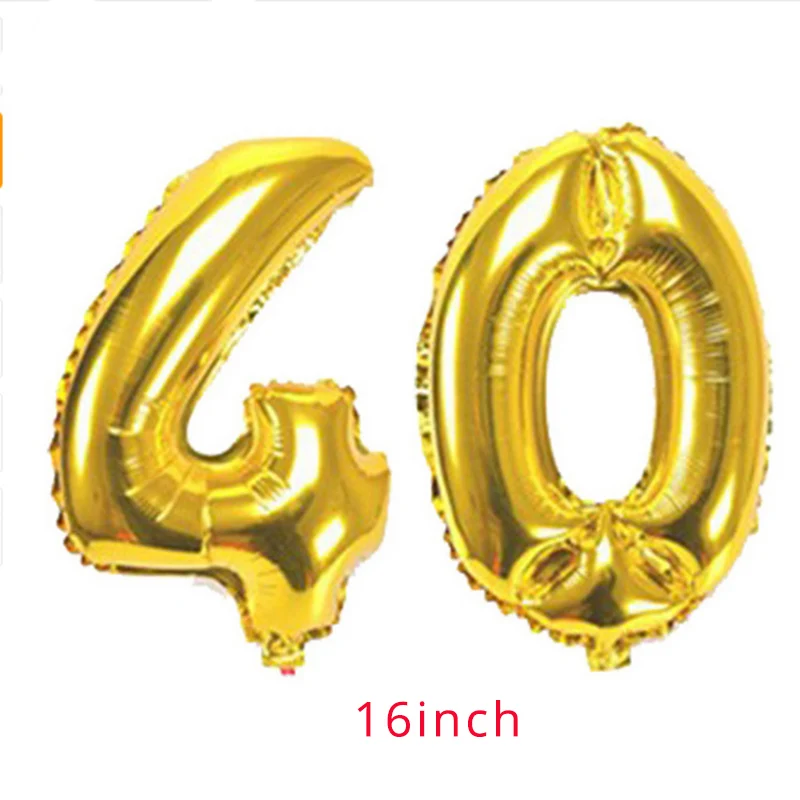 30th 40th 50th 60th латексный воздушный шар &quotКонфетти&quot С Днем Рождения украшения для