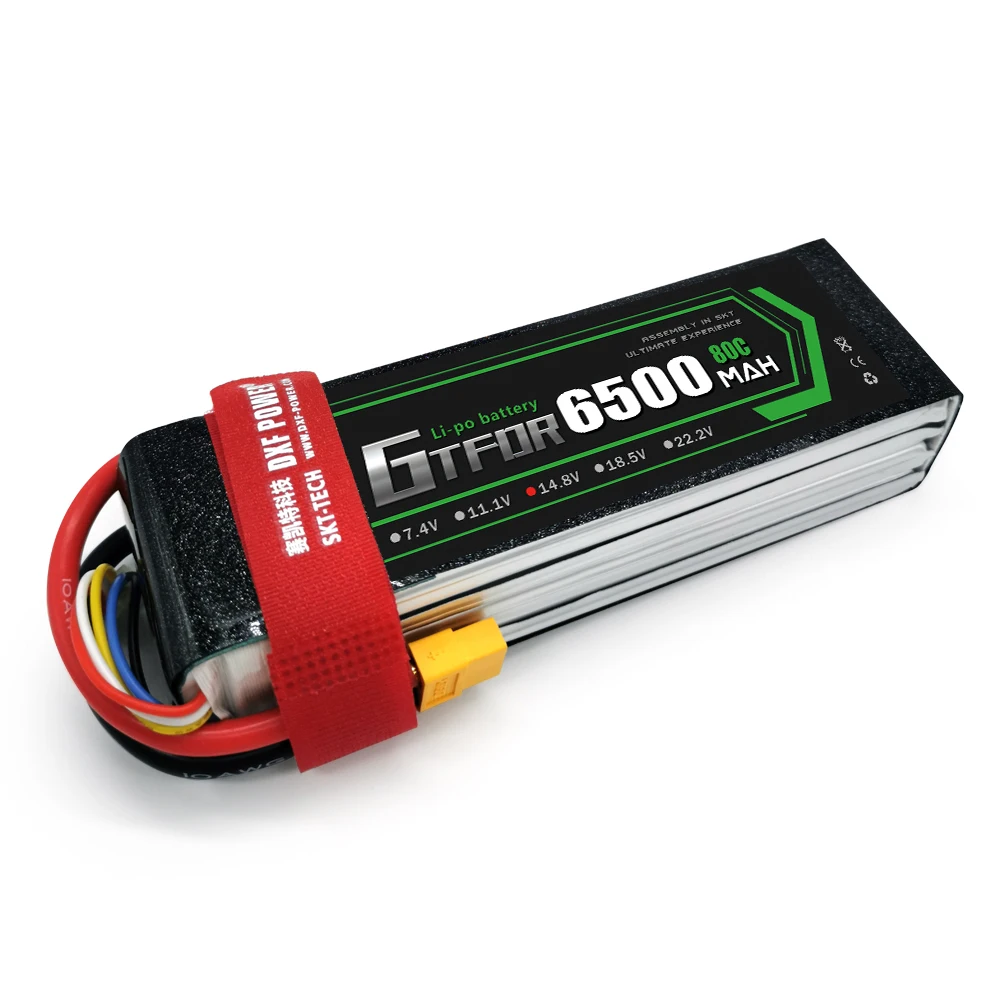 GTFDR 4S 14 8 V 6500mah 80C 160C Lipo батарея XT60 T Deans XT90 EC5 для FPV Дрон самолет автомобиль гоночный